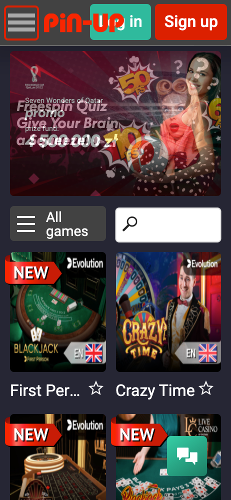 Pin Up Casino App screenshot 2
